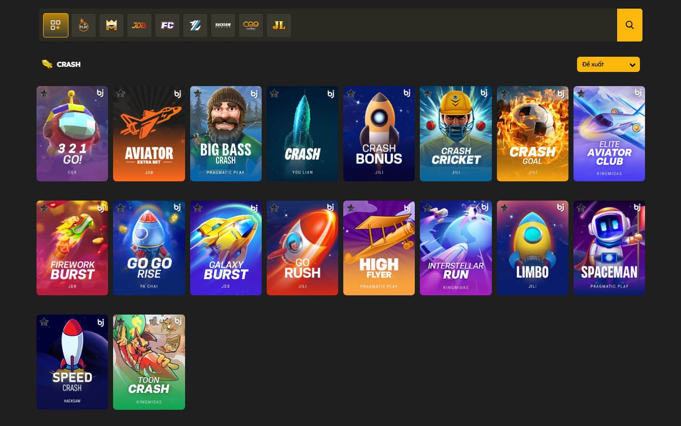 BJ88 ✅ BJ88.COM | Nhà Cái Đá Gà, Thể Thao, Casino Uy Tín 26 Sảnh Crash Game BJ88 có đa dạng trò chơi để bạn lựa chọn